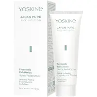 Yoskine Japan Pure Rice Infusion Gentle Peeling With Rejuvenating Enzymes 75ml (Exfoliant nettoyant, 75 ml)