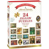 Eurographics Puzzle Calendrier de l'Avent Masterpieces, 24 x 50 pièces, 8924-6042