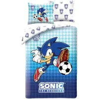 Halantex SP. z.o.o. Linge de lit Sonic - The Hedgehog 140 x 200 cm / 70 x 90 cm