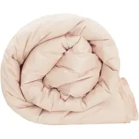 vidaXL : Couverture de lit 220 x 240 cm, adaptée à toutes les saisons, en fibres de kapok, couleur beige