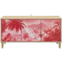 vidaXL Meuble TV AACHEN, 102 x 33 x 50 cm, panneaux de particules imitation bois Sonoma