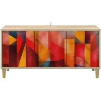 vidaXL Meuble TV HEESCH, 102 x 33 x 50 cm, panneaux de particules imitation bois Sonoma