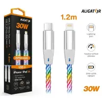 Aligator Câble de données LIGHT 3A, 30W USB-C/Lightning 0,5m