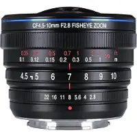 Laowa Objectif zoom Fisheye 4.5-10 mm f/2.8 CF Noir pour Monture Fuji X