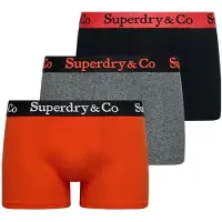 Superdry Homme Lot de 3 Boxers & Co Coupe Classique Multiple Colours Taille: L