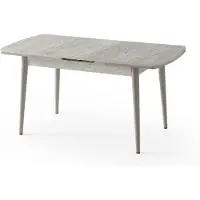 JVmoebel Table à manger en travertin, pratique, moderne, confortable, beige, pliable