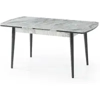 JVmoebel Table à manger confortable, imitation marbre, à rallonges, moderne et élégante