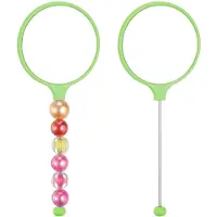 Dripio Deux miroirs ronds ornés de perles, diamètre 14,6 cm, pour travaux manuels, couleur verte