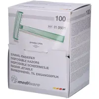 Mediware Rasoirs jetables non stériles (100 pièces)