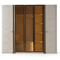 Xl Moebel Gmbh Armoire moderne beige, design luxueux, pour chambre à coucher, 5 portes