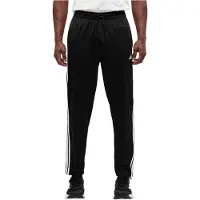 Adidas Pantalon de sport 'Dayready Open Hem' noir / blanc
