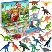 Dripio Calendrier de l'Avent, couleur vert dinosaure, 200 g, 20x20 cm, décoration de Noël