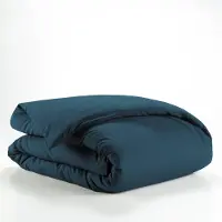 Douceur d'intérieur Housse de couette - - LINA - Coton - 200 x 140 cm - bleu