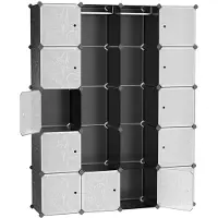 Kendra Home Armoire Modulaire Oskar LPC30H en Polypropylène avecReproduction
