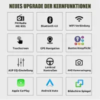 Insta24 Autoradio Android 12 de 7 pouces pour Mercedes Classe A (W169, W245), Vito (W639, W906), avec DAB+, Carplay, GPS, écran tactile 2 DIN, Bluetooth, Wi-Fi, 32 Go de stockage etau volant
