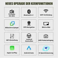 Insta24 Autoradio Android 13 avec écran tactile de 7 pouces, GPS, tuner DAB+, compatibilité Carplay et Android Auto, pour Opel Astra H, Vectra, Corsa C, avec Bluetooth 4.1, USB, Wi-Fi et fonction mains libres