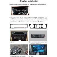 Insta24 Autoradio Android 13 pour BMW Série 3 (E90, E91, E92, E93) de 2005 à 2012, écran tactile de 9 pouces, GPS, Carplay, Android Auto, 4 Go de RAM, 64 Go de stockage, format 2 DIN, Bluetooth, FM
