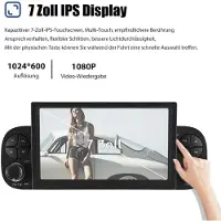 Insta24 Autoradio pour Fiat Panda (2013-2020), écran tactile de 7 pouces avec Apple CarPlay, Android Auto, GPS, navigation, Bluetooth mains libres, RDS, 2 Go de RAM, 64 Go de stockage