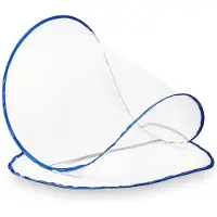 KLK InAndOutdoorMatch - Moustiquaire de tête - Pliable - Bleue