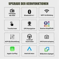 Insta24 Autoradio pour BMW Série 3 (E46) 318, 320, 325, récepteur multimédia 2 DIN, Android 15, écran tactile de 7 pouces, GPS, Apple CarPlay, 64 Go de stockage, Bluetooth mains libres
