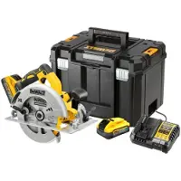 DeWalt scie circulaire 18v 184mm 2x5,0ah powerstack tstak dcs570h2t