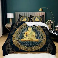 Merkloos Ensemble de couette vintage avec motif mandala