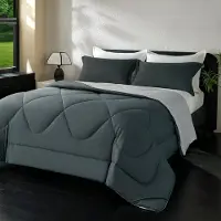 Merkloos Couette réversible 200x200 cm, adaptée à toutes les saisons