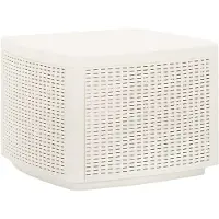 Merkloos Table de jardin en plastique, dimensions 53x53x40 cm, résistante aux intempéries et facile d'entretien