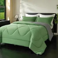 Merkloos Couette 200x200 cm pour toutes saisons, avec taies d'oreiller