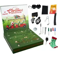 Merkloos Calendrier de l'Avent de Noël avec 24 surprises