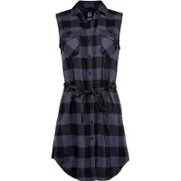 Brandit Chemisier 'Gracey' gris / noir
