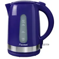 Bestron Bouilloire électrique AWK200SPNDB - 1,7 L - 2 200 W - 21,7 x 15,5 x 24,5 cm - Bleu marine