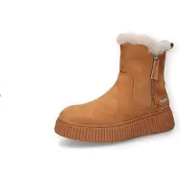 Dockers by Gerli par Gerli. Chaussures pour femmes. Bottes. Fermeture éclair. Bottes montantes. Beige. Style décontracté