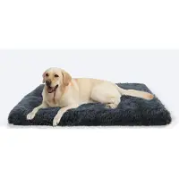 Sonstiges Lit pour chien, grande taille, 100x60 cm. Matelas pour chien en mousse à mémoire de forme, couleur gris foncé