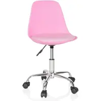 Hjh OFFICE Chaise Haute / Fauteuil Pivotant Fancy Ii Rose Hjh Office