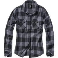 Brandit Chemisier 'Amy' bleu-gris / anthracite