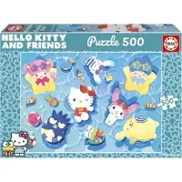 Educa Puzzle Hello Kitty, 500 pièces, bleu, pour enfants, bleu, taille unique