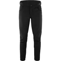 Gonso Hommes, Pantalon de cyclisme, Pantalon de trail Softshell pour homme, pantalon thermique long (L), Noir