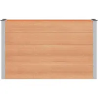 vidaXL Jardinière surélevée marron, 150 x 50 x 91 cm, en WPC et aluminium