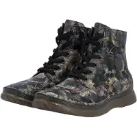 Rieker Damen Stiefelette Schwarz/Gemustert 53632-90