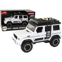 Leantoys Voiture voiture tout-terrain lumières sonores blanches véhicule 1:14