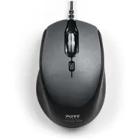 Port Designs Souris sans fil - - 900711-B - USB-A et USB-C - 2,4 GHz - Compacte - Blanche
