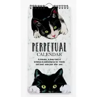 Merkloos Calendrier perpétuel - Animaux du printemps - 11 x 5,4 pouces