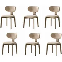 AEA Chaises : Beige, minimalistes, harmonieuses, style moderne, élégantes, confortables
