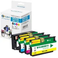 G&G 14796 High Quality Patronen 4er Set HP950XL/951XL BK/C/M/Y