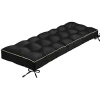 Merkloos Coussin de sol texturé pour banc de jardin et banc à bascule