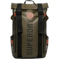 Superdry Tarp Roll Top Rucksack Woman Backpack Vert
