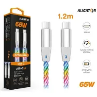 Aligator Câble de données LIGHT 3A, 65W USB-C/USB-C 0,5m