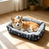 Merkloos Elzusha - Coussin orthopédique pour chiens, idéal pour les petites et moyennes races