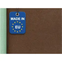Tapiso Tapis de sol PEMBA, couleur marron, hauteur : 4 mm, pour balcon ou terrasse, dimensions : 200 x 1150 cm
